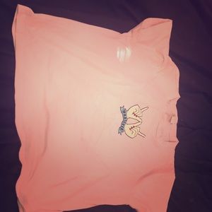 Pink graphic tee